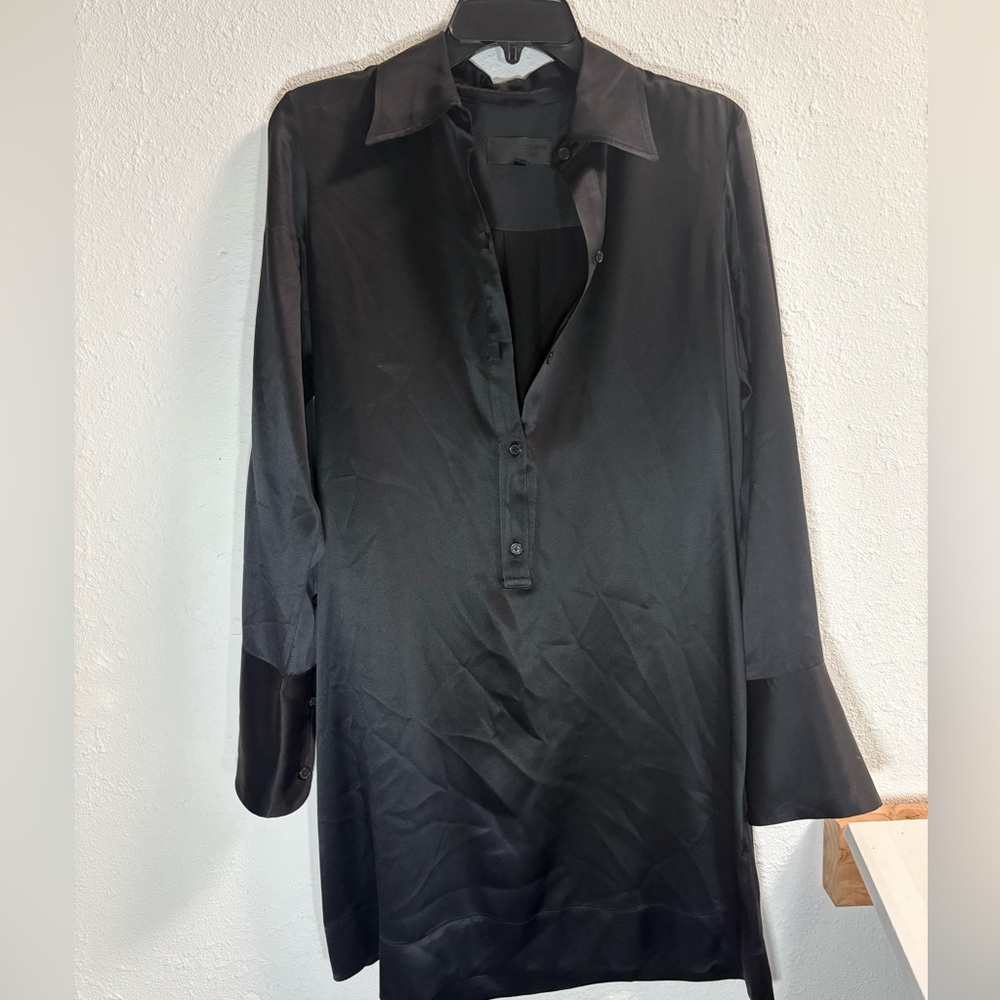 Nili Lotan Eve Shirt Dress 100% silk like new